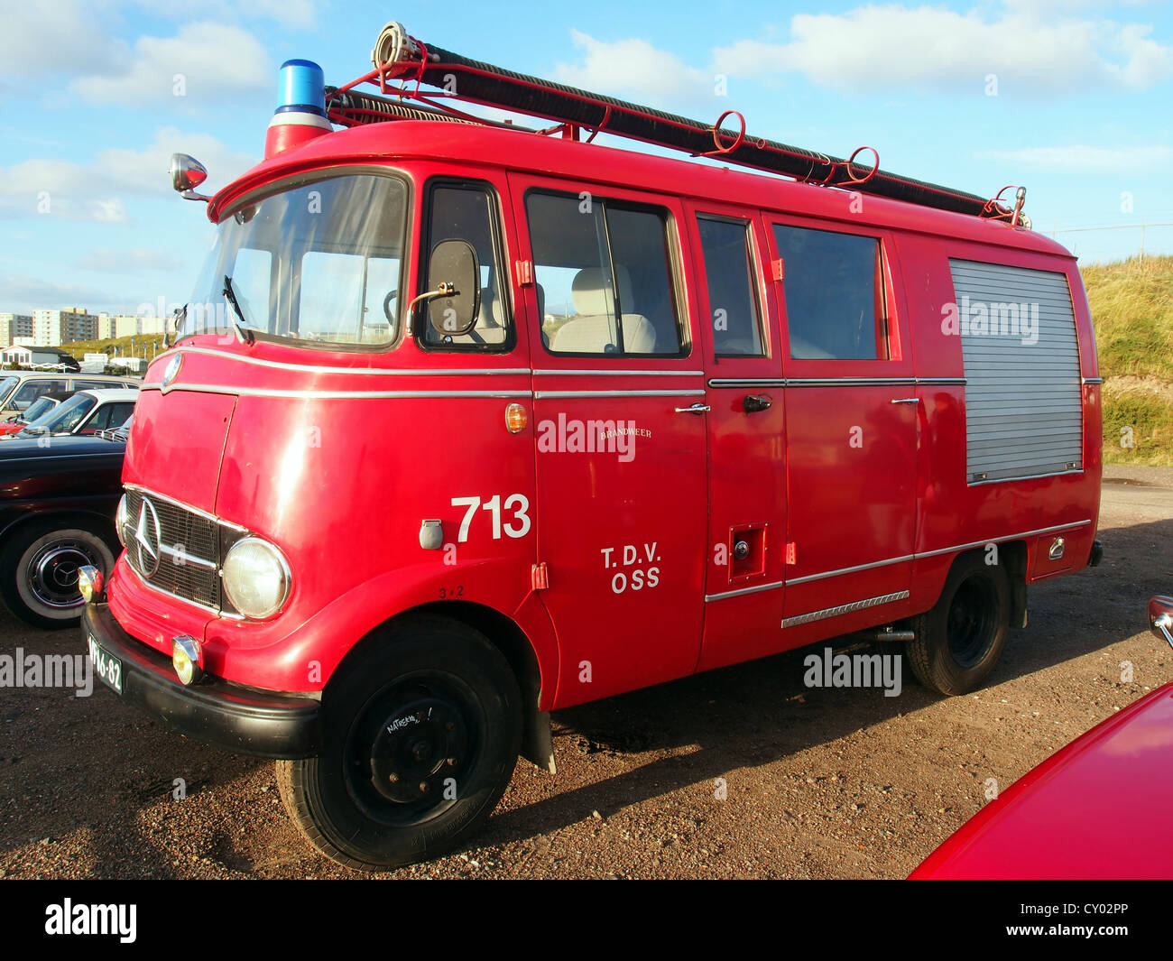 Mercedes-Benz L408slash28 1966 Feuer LKW-Motor Stockfoto