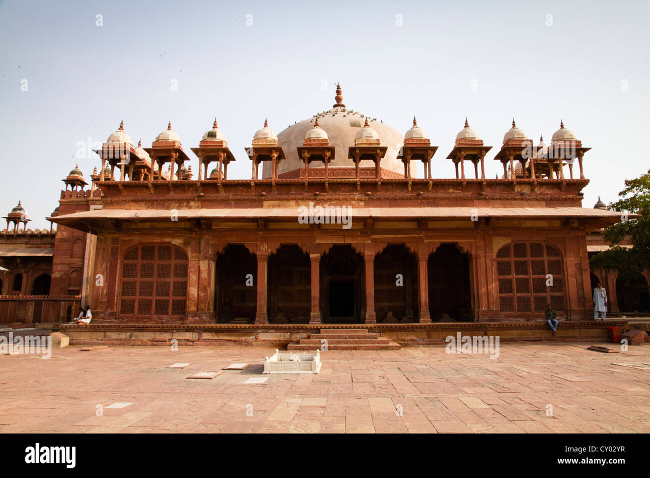 Jama Masjid, die Mosque, Fatehpur Sikri, in der Nähe von Agra, Rajasthan, Indien, Asien Stockfoto