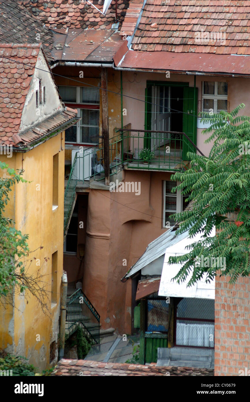 Alten Gehäuse Sighisoara/Schäßburg Stockfoto