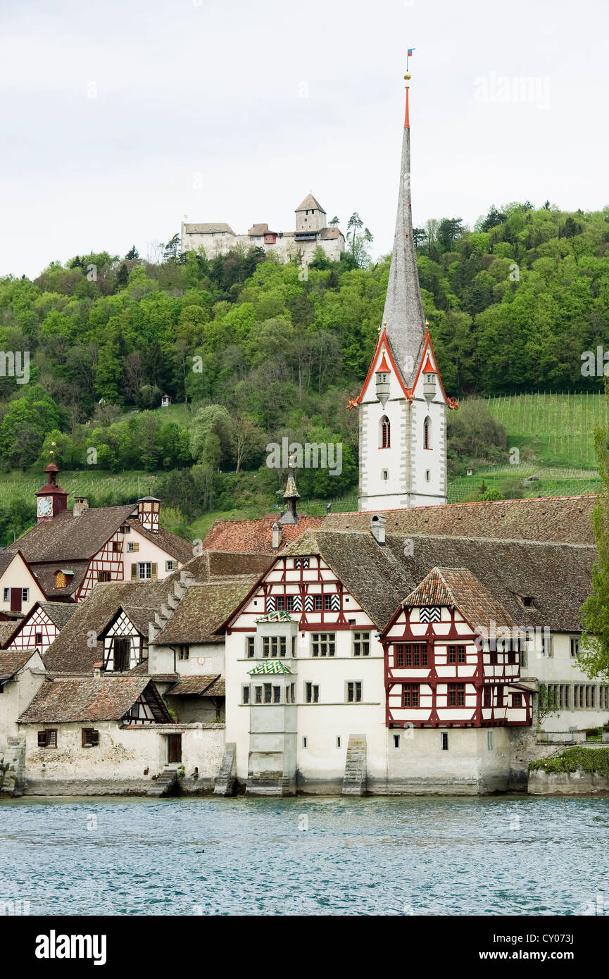 Stein am Rhein, Bodensee, Schweiz, Europa Stockfoto