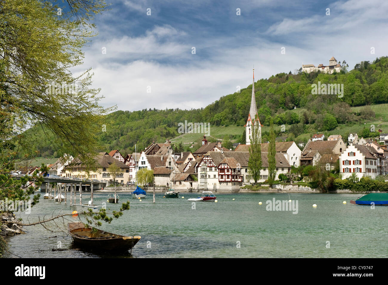 Stein am Rhein, Bodensee, Schweiz, Europa Stockfoto