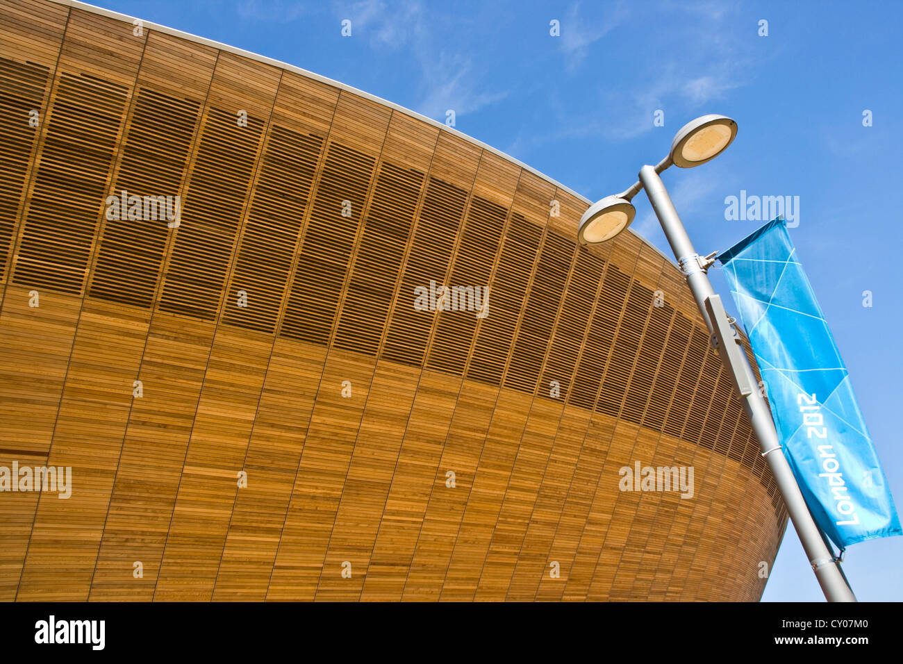 Velodrom von Hopkins Architects in London 2012 Olympiapark Paralympischen Stratford England Europa Stockfoto