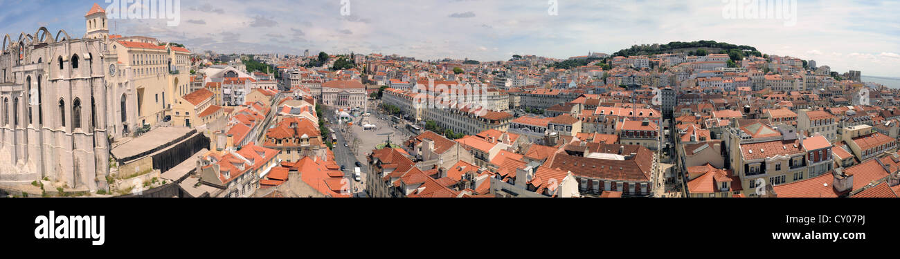 Panarama von Lissabon, Hauptstadt von Portugal Stockfoto