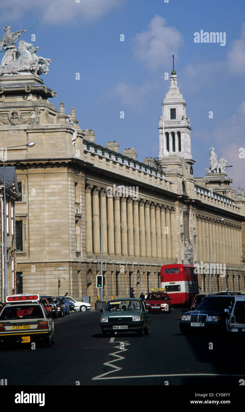 Vereinigtes Königreich, Rumpf, das Rathaus und die Gerichtshöfe in Hull City Centre. Stockfoto