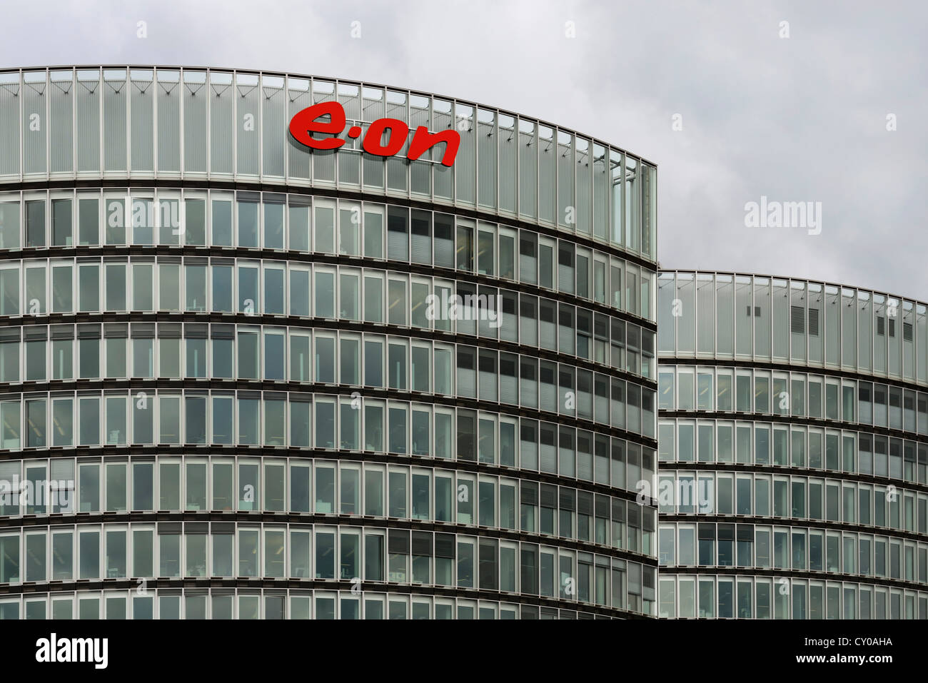 E-ON Verwaltungsgebäude, Neubau des E-ON Ruhrgas AG, Essen, North Rhine-Westphalia Stockfoto