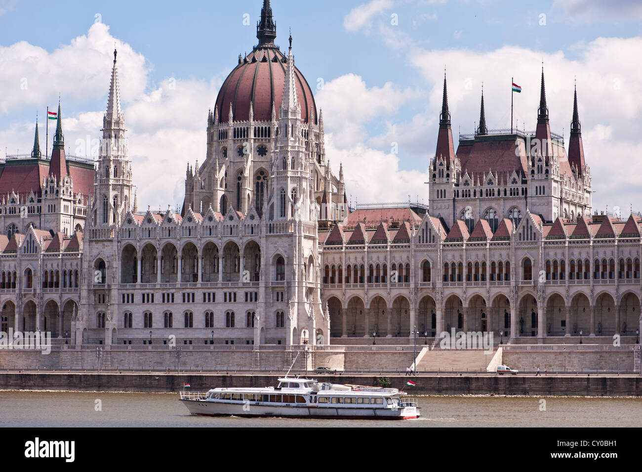 Haus des Parlaments, Budapest Stockfoto