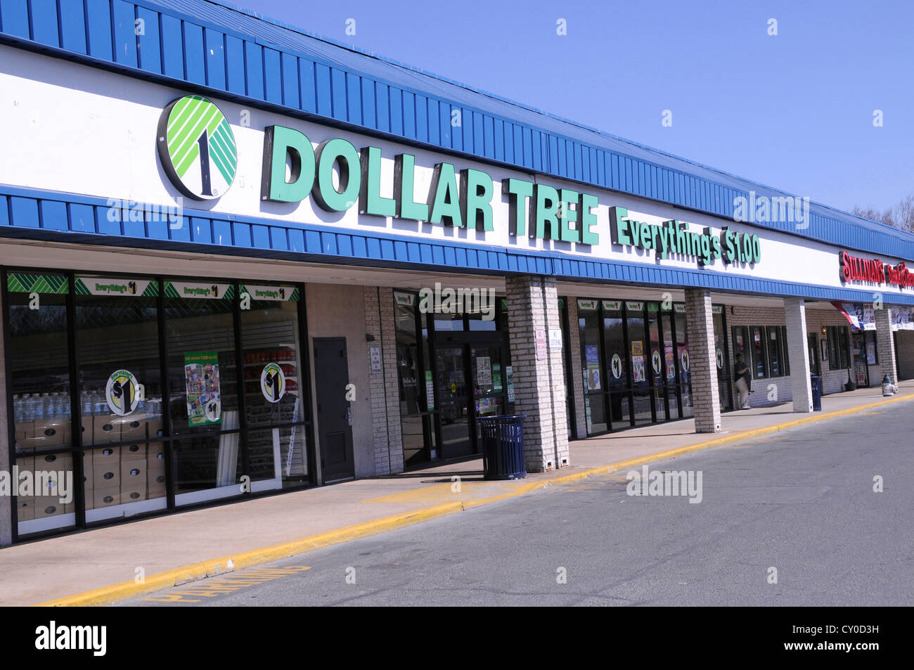 Shop-Dollar Tree in Columbia, Maryland Stockfoto