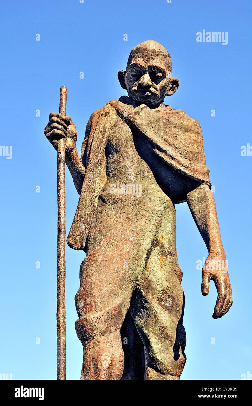 Mahatma Gandhi-Statue Rio de Janeito Brasilien Südamerika Stockfoto