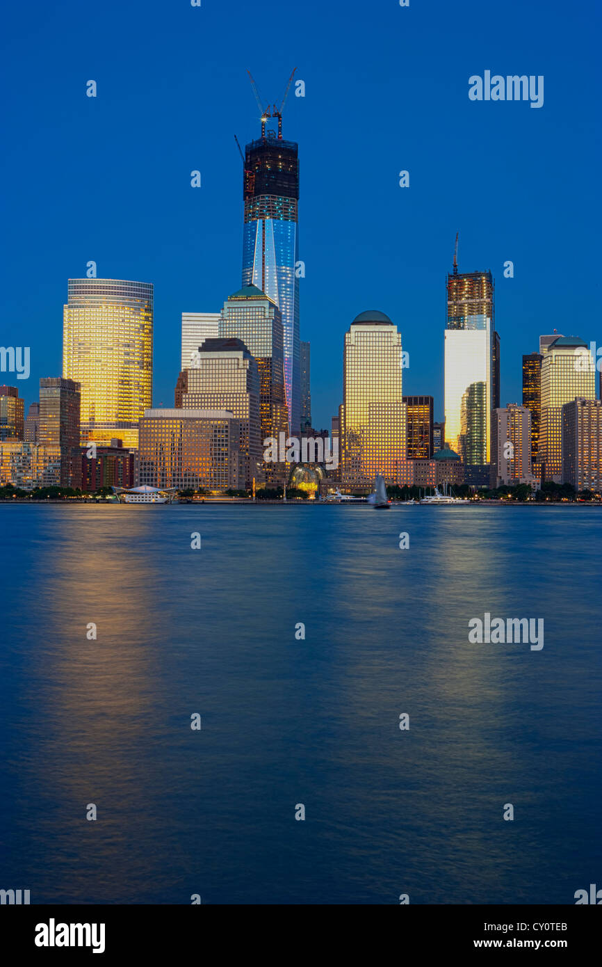 Bau des World Trade Center, New York, New York, USA Stockfoto