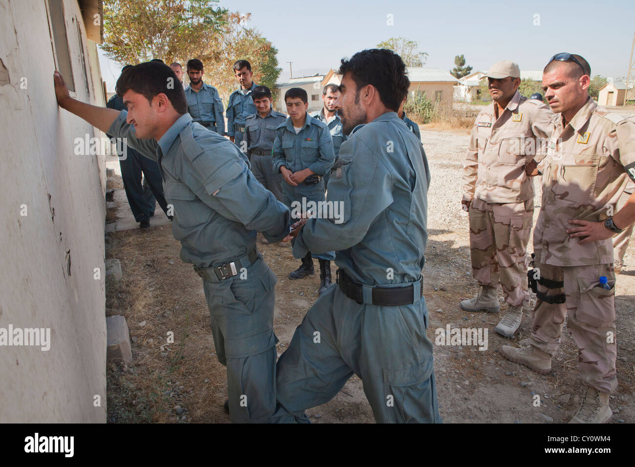 Polizei-Ausbildungszentrum in Kunduz, Afghanisan. Stockfoto