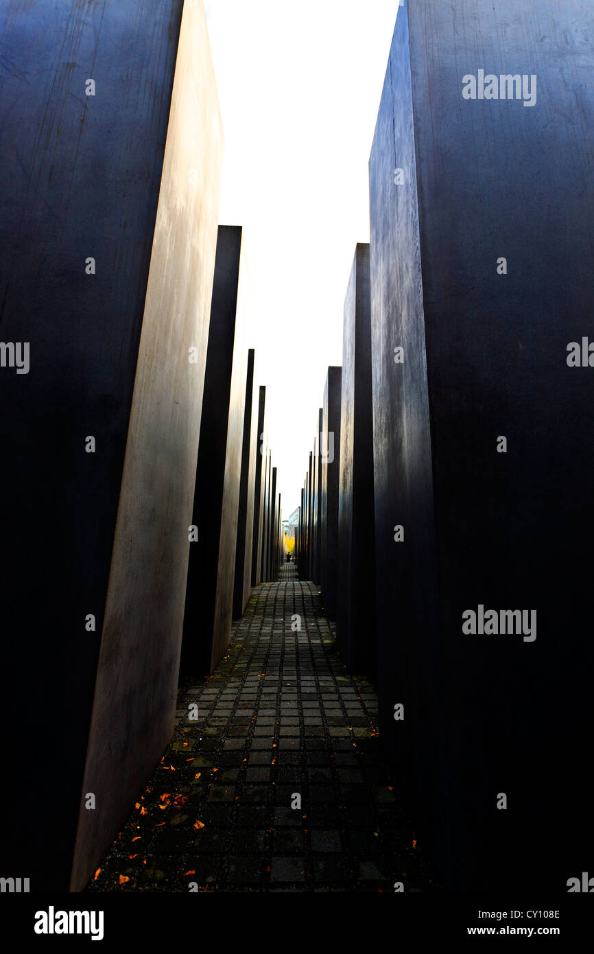 Denkmal für die ermordeten Juden Europas, Berlin Deutschland Stockfoto