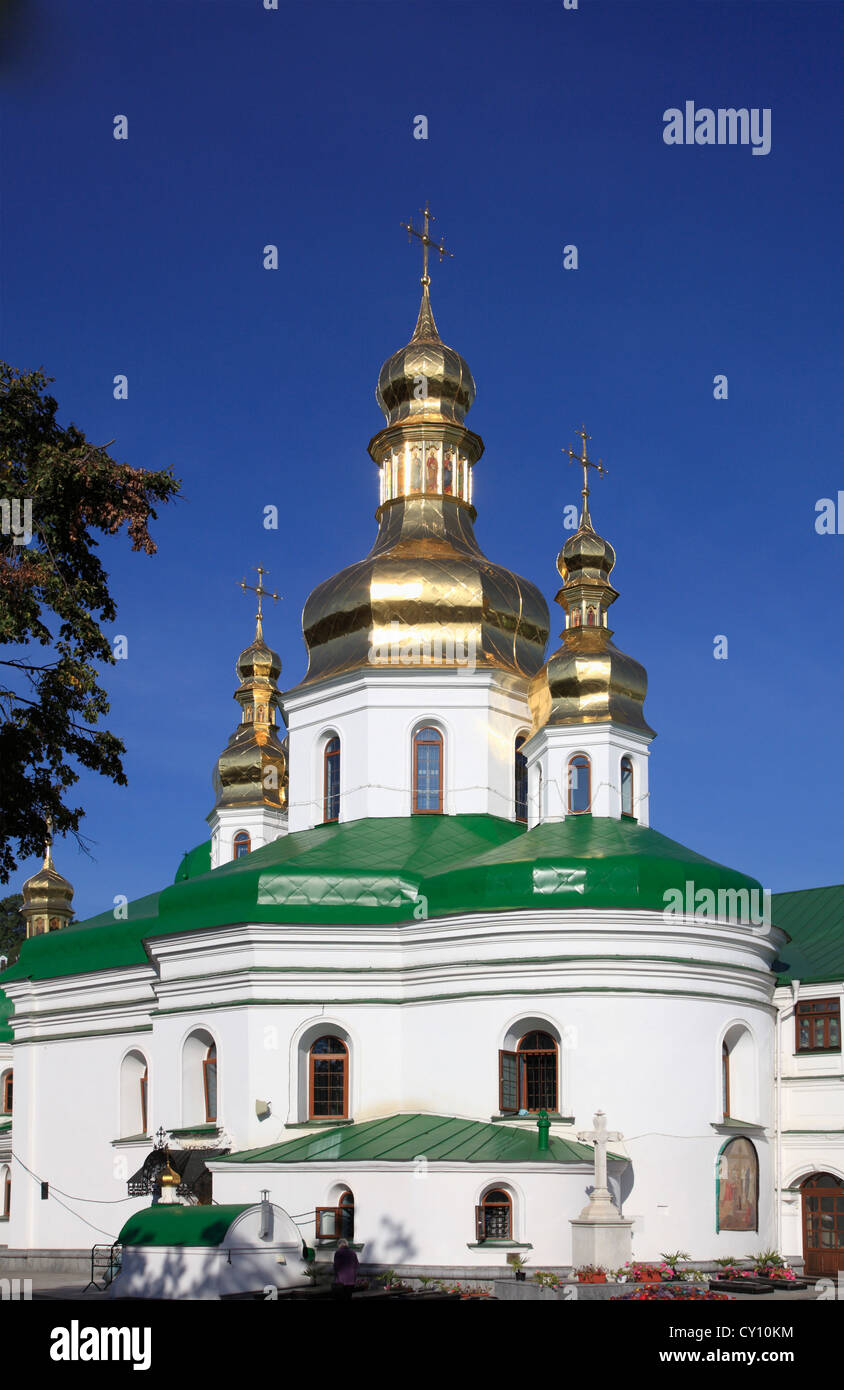 Ukraine, Kiev, Kiew, Kyevo-Pecherska Lavra, Kloster, unteren Lawra, Kirche des Kreuzes, der Stockfoto