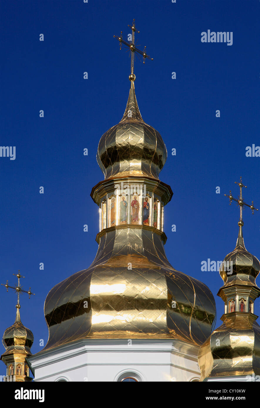 Ukraine, Kiev, Kiew, Kyevo-Pecherska Lavra, Kloster, unteren Lawra, Kirche des Kreuzes, der Stockfoto