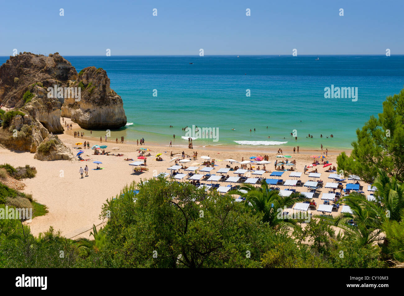 Portugal, Algarve, Strand von Alvor, vor dem Pestana Alvor Praia hotel Stockfoto