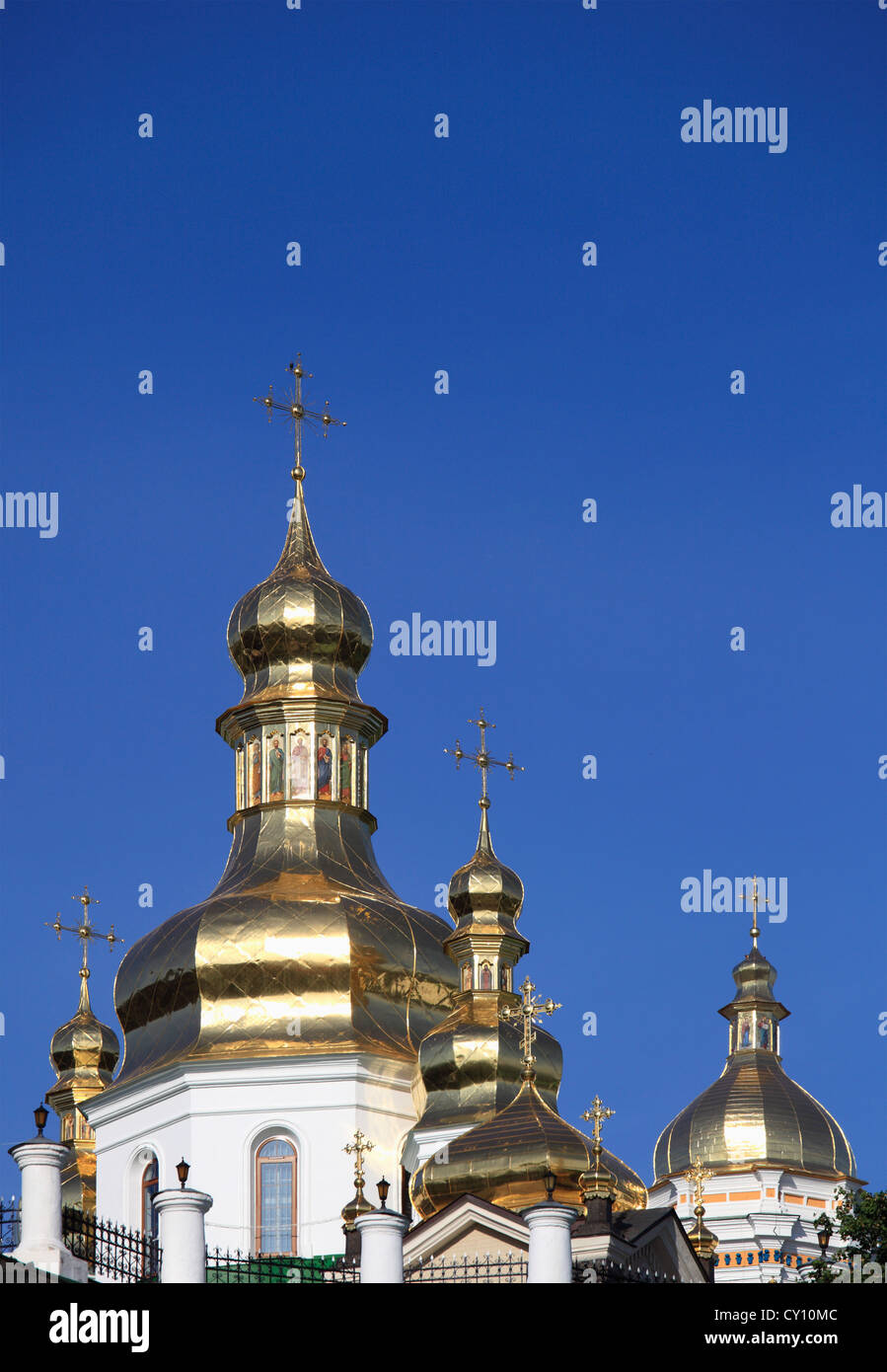 Ukraine, Kiev, Kiew, Kyevo-Pecherska Lavra, Kloster, unteren Lawra, Kirche des Kreuzes, der Stockfoto