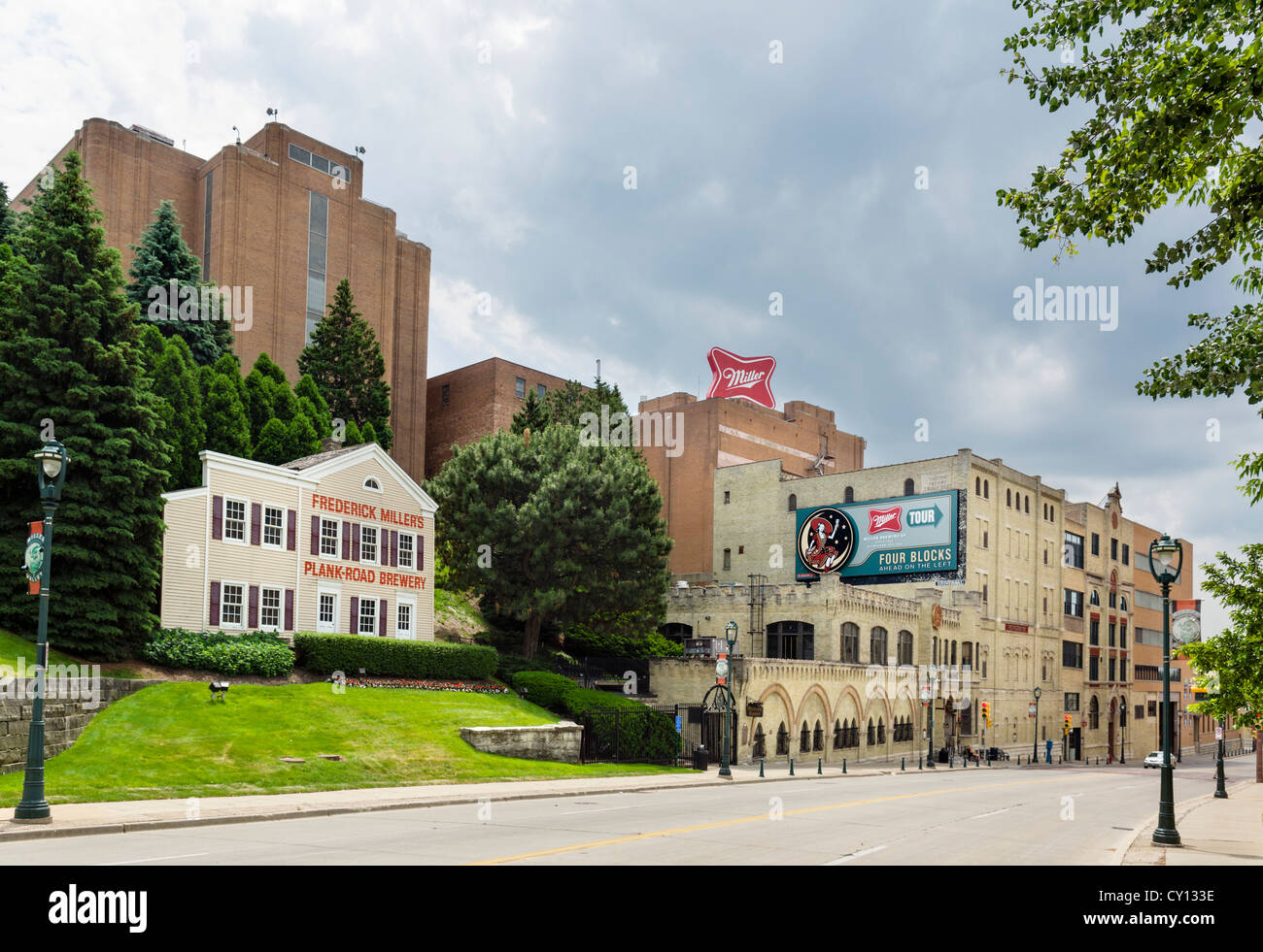 Miller Coors Brauerei, West State Street, Milwaukee, Wisconsin, USA Stockfoto