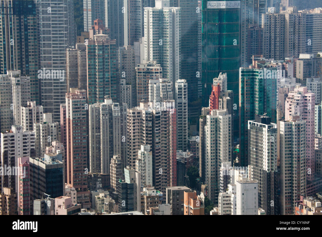 HiRISE Gebäude in Hongkong, China Stockfoto