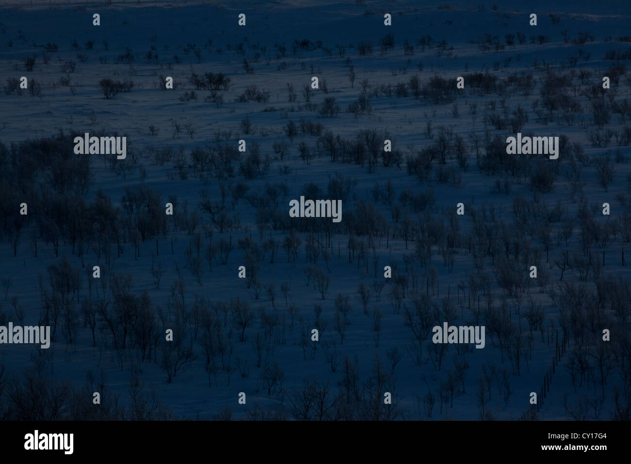 Landschaft von Nord-Finnland Stockfoto