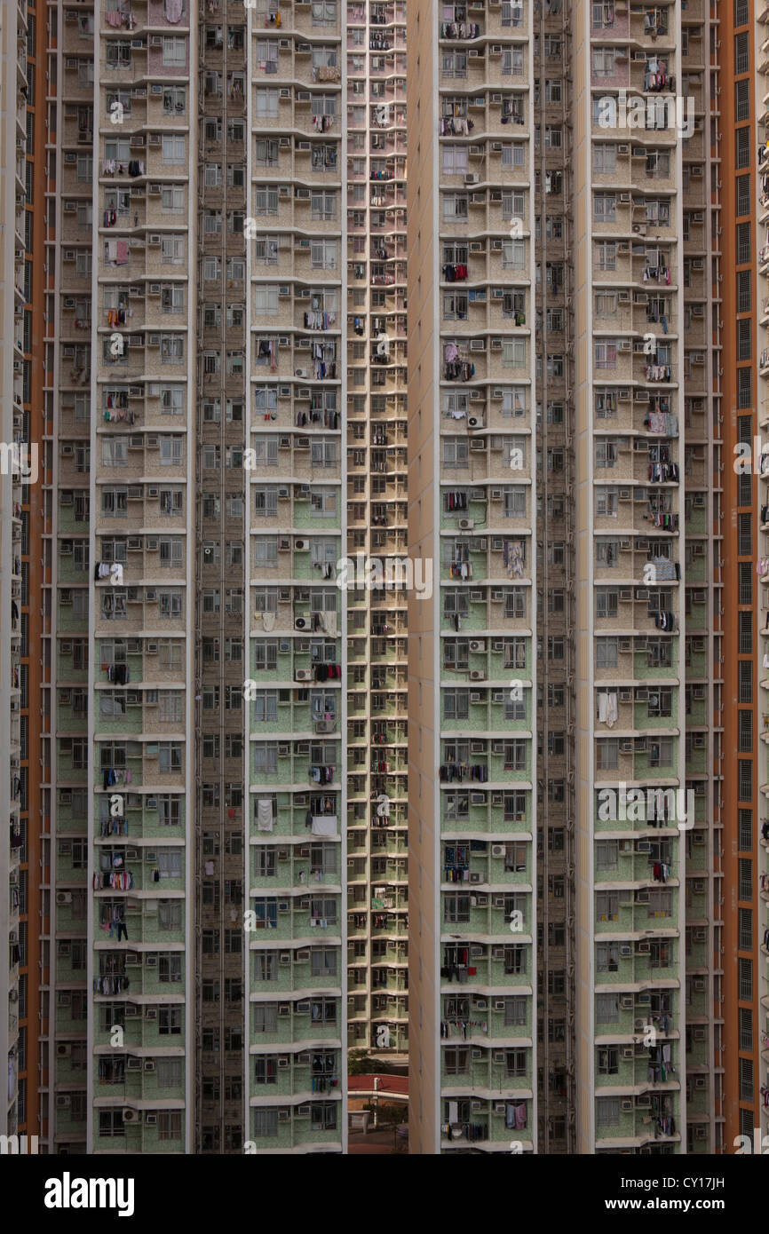 HiRISE Gebäude in Hongkong, China Stockfoto