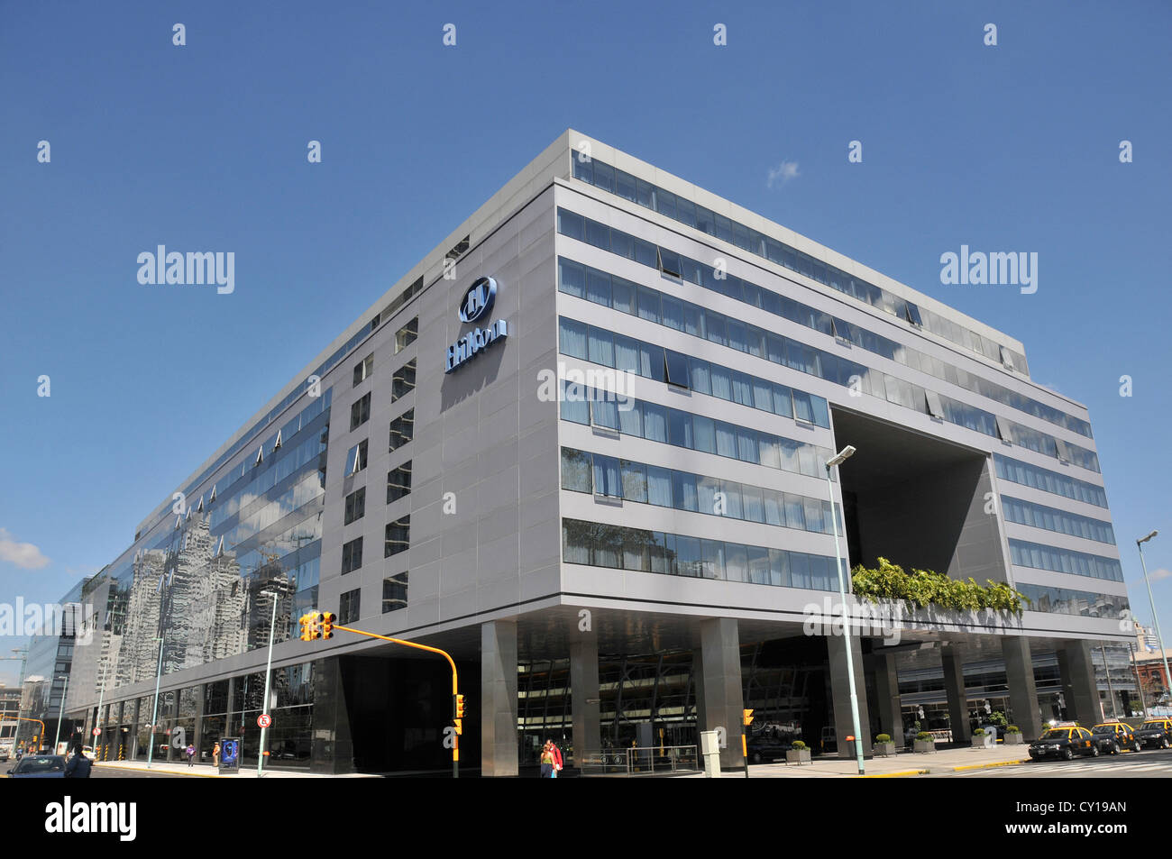 Hotel Hilton, Avenue J.Manso, Puerto Madero, Buenos Aires, Argentinien Stockfoto