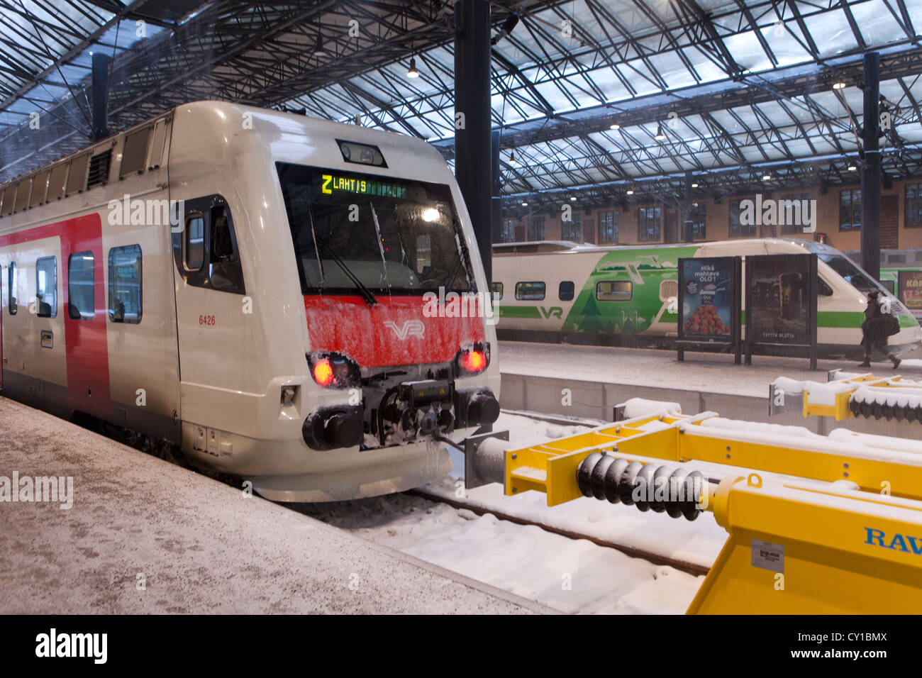 öffentliche Verkehrsmittel in Helsinki Stockfoto