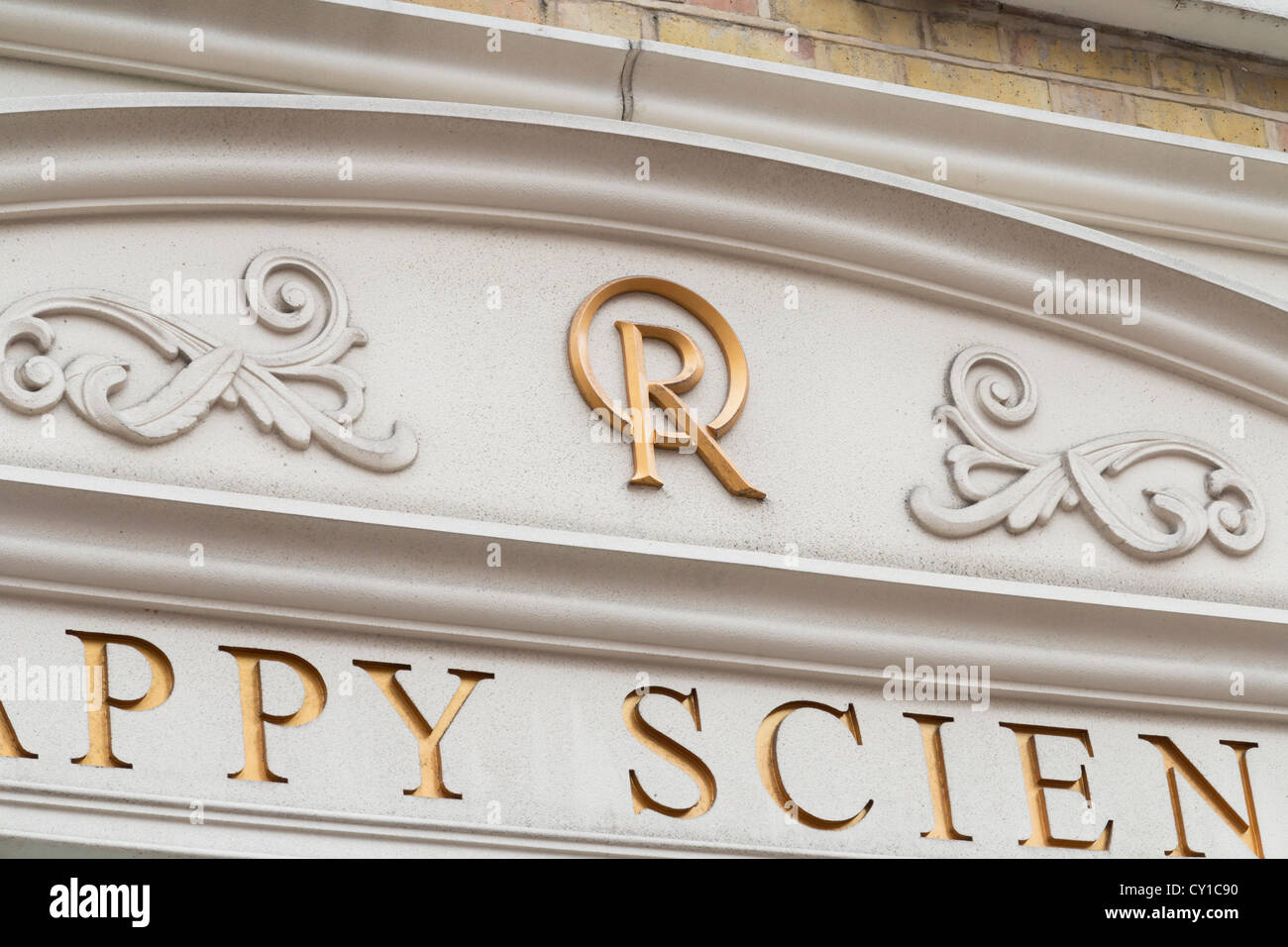 UK-Sitz der religiösen Bewegung Happy Science, London, England Stockfoto