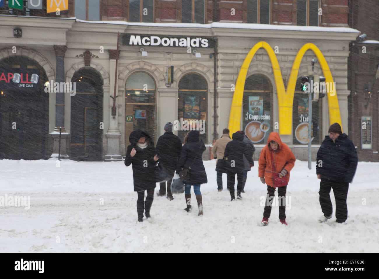 MC Donalds in Helsinki Stockfoto