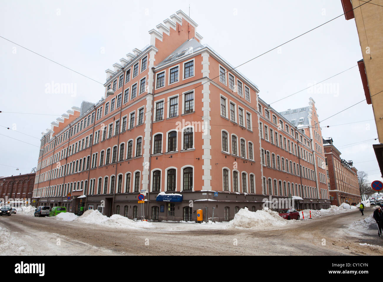 Innenstadt von Helsinki Stockfoto