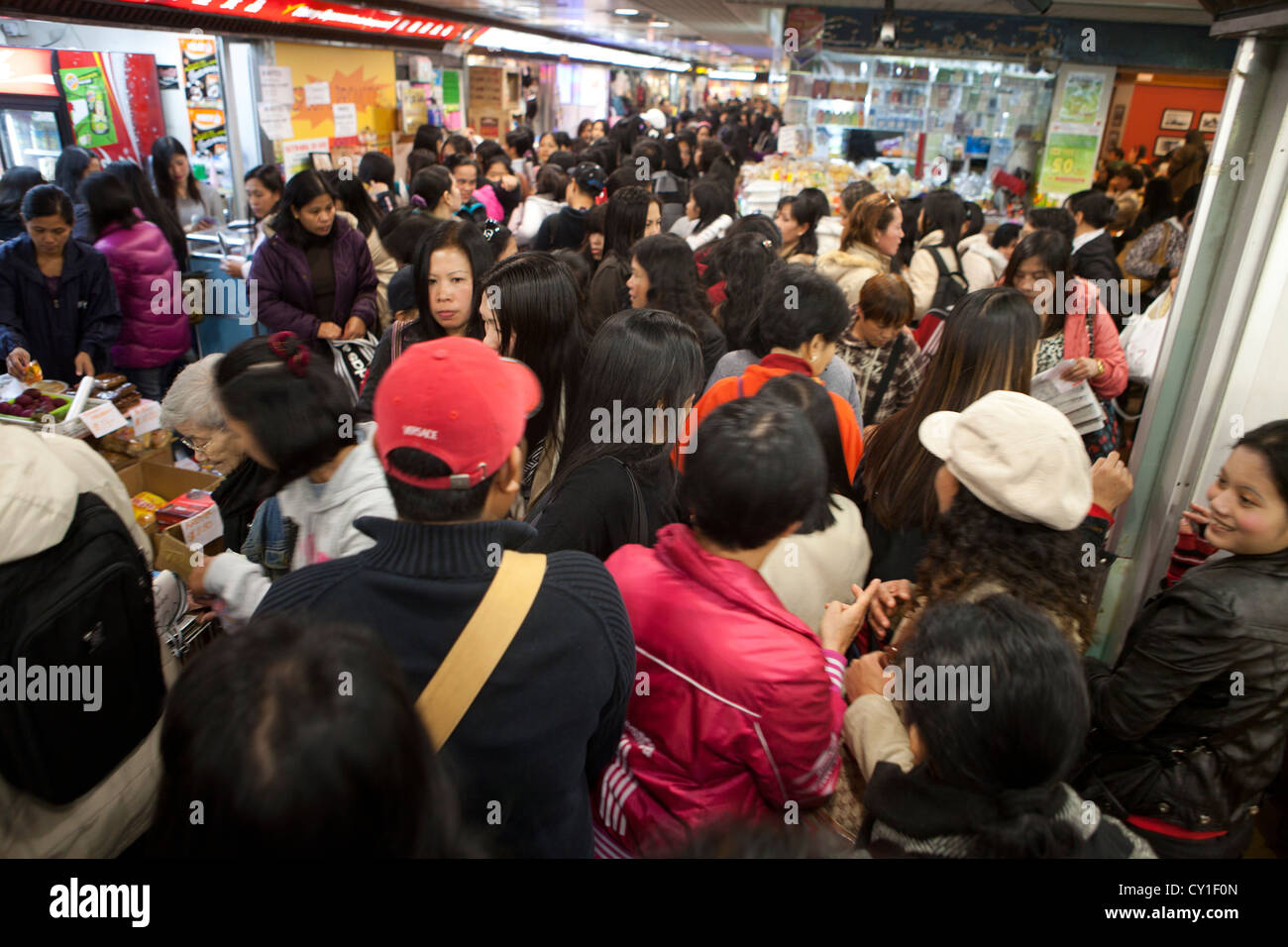Markt in Hongkong Stockfoto