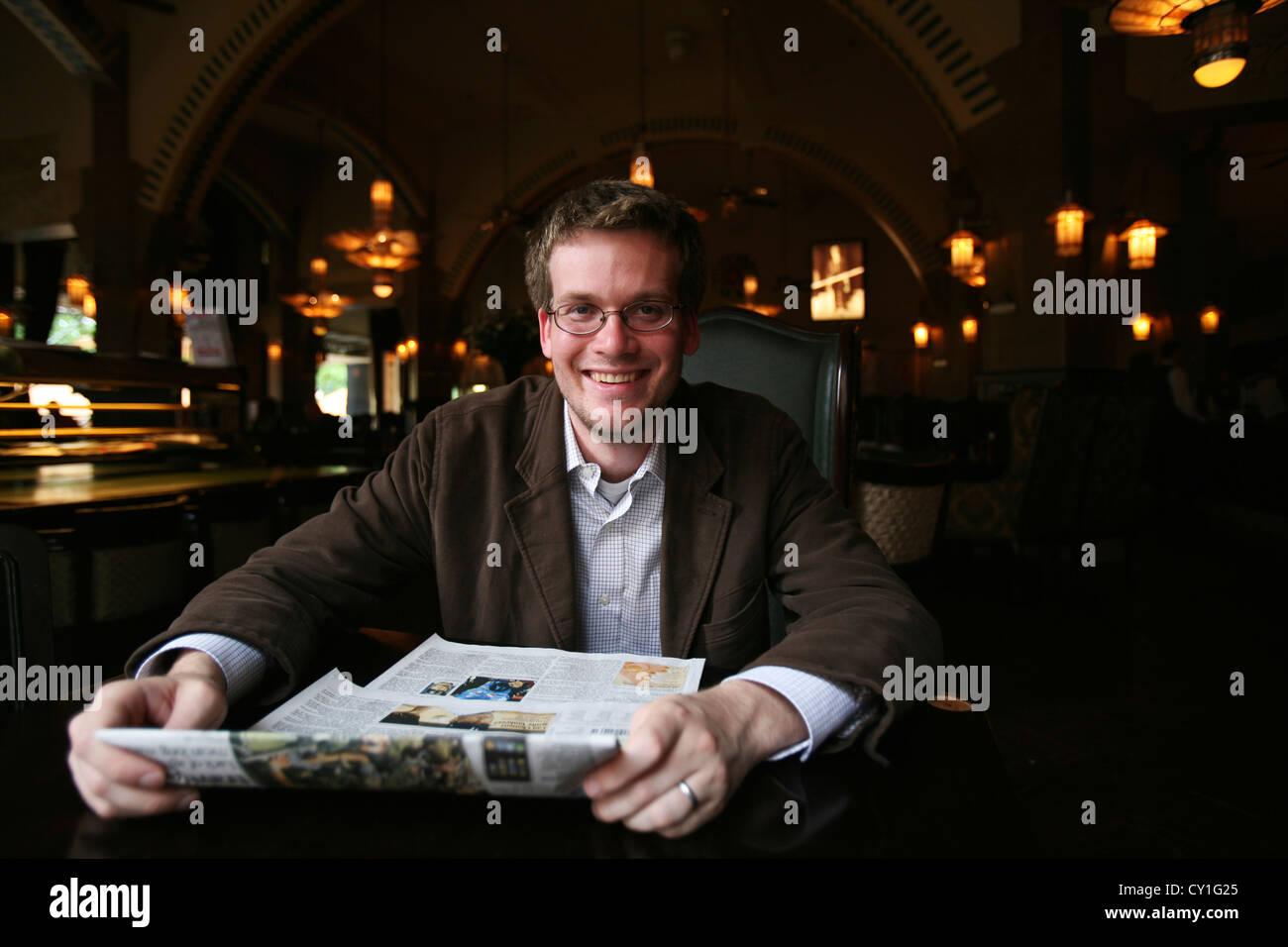 John Green, Schriftsteller Stockfoto