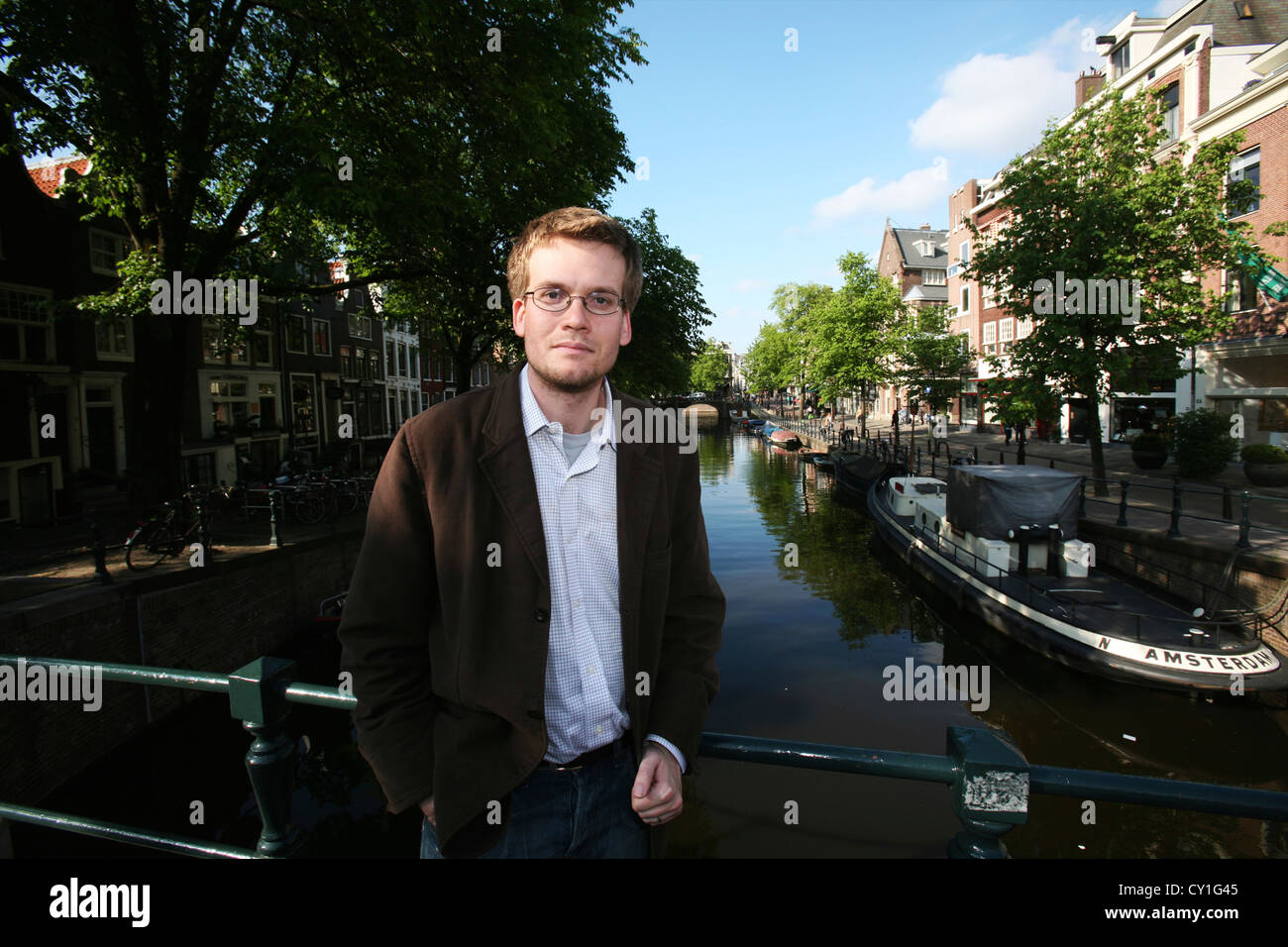 John Green, WriterJohn Green, Schriftsteller Stockfoto