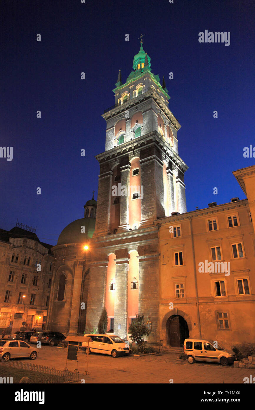 Lviv, Ukraine-Himmelfahrt-Kirche, Stockfoto