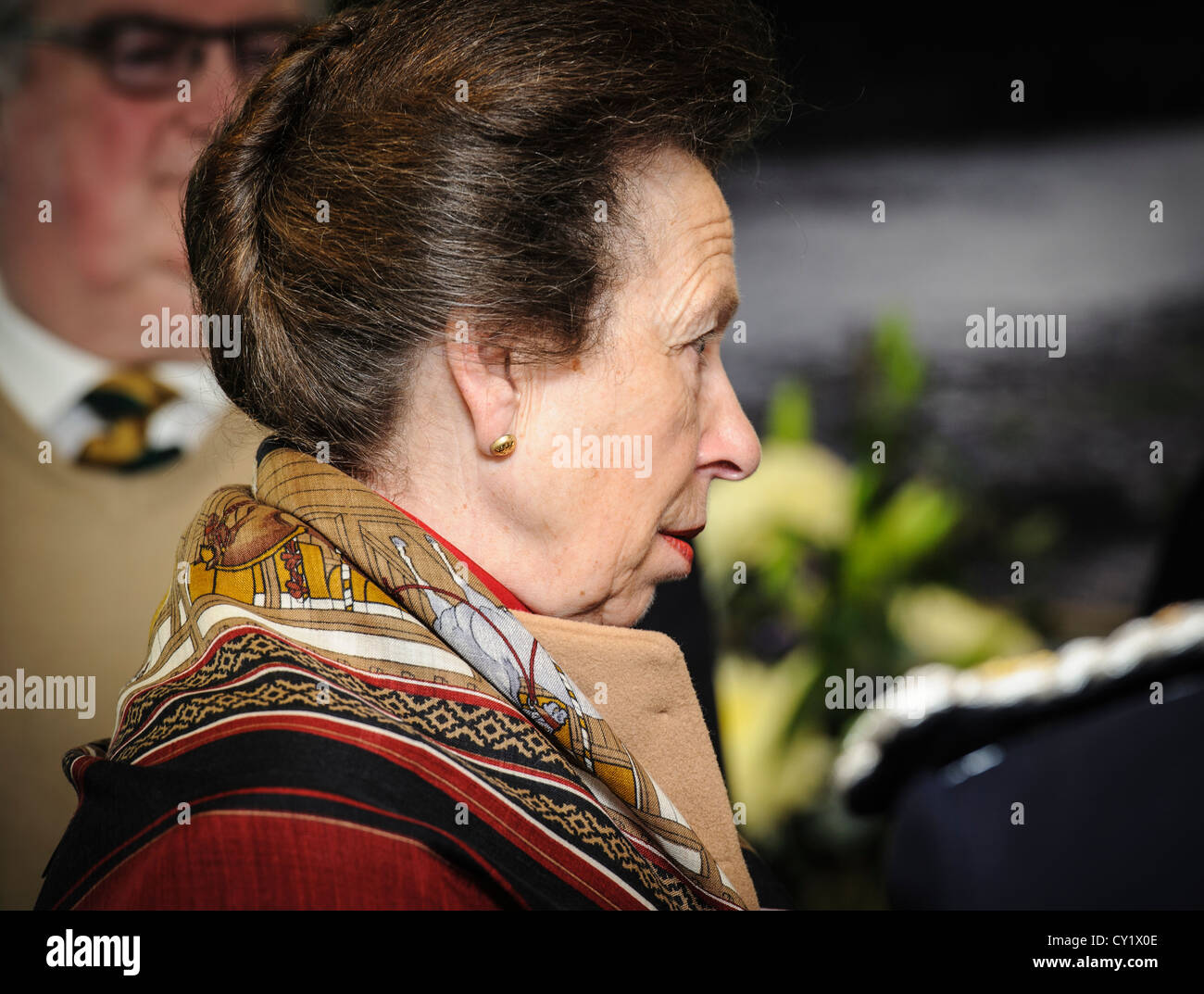 Ihre Königliche Hoheit, The Princess Royal besucht die neue State Hospital Carstairs Lanarkshire Stockfoto