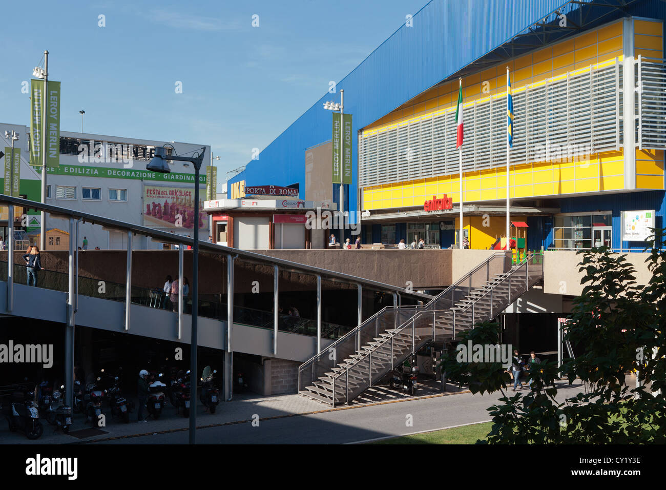 Heimtextilien bei IKEA Filiale Rom Stockfoto