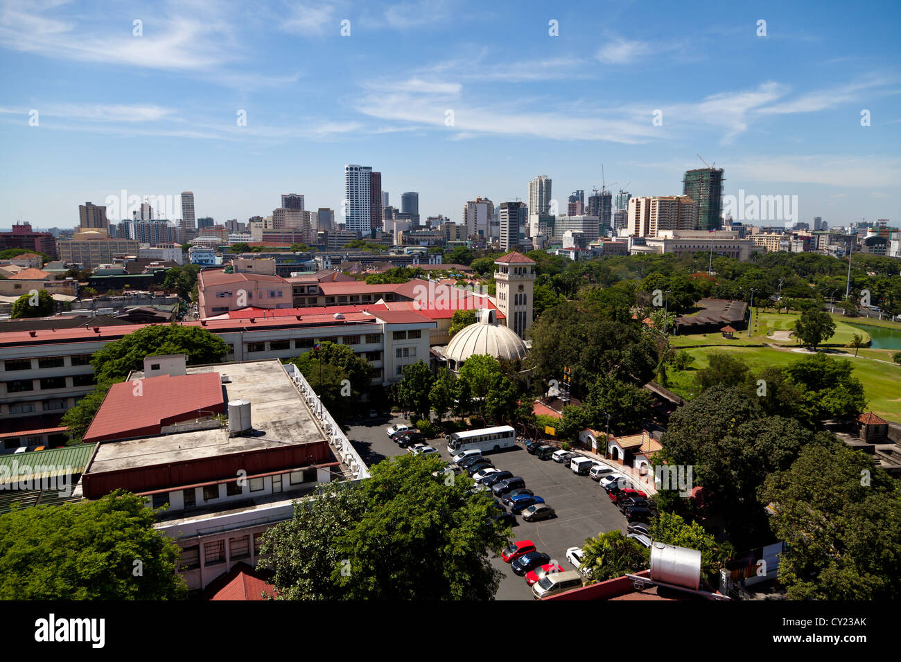 Blick über Manila, Philippinen Stockfoto