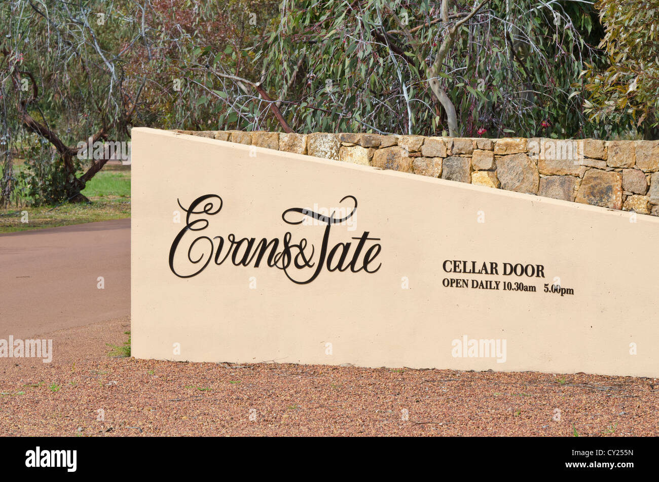 Evans und Tate-Weingut in der Margaret River Region von Western Australia Stockfoto