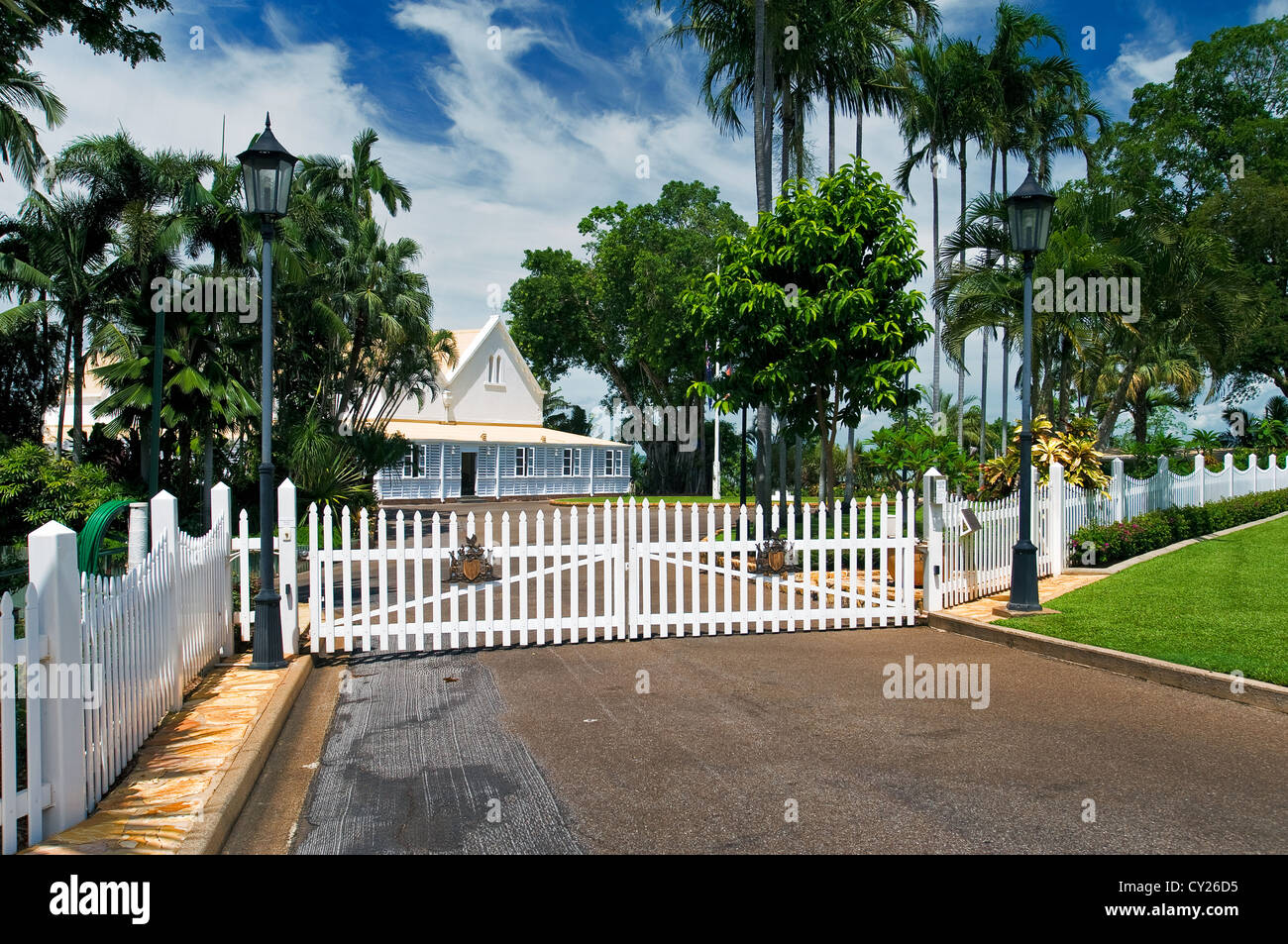Haus der Regierung in Darwin. Stockfoto