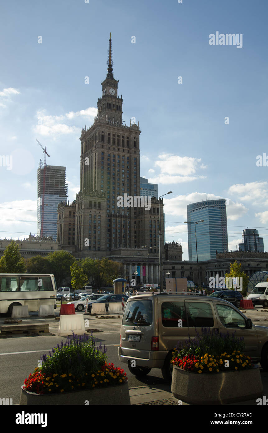 Palast der Kultur und Wissenschaft, Warschau, Polen Stockfoto