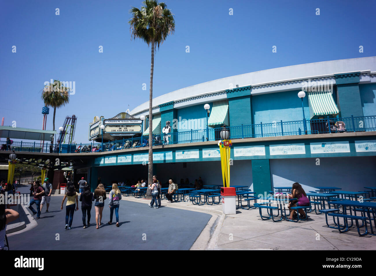 Knotts Berry Farm, Kalifornien, USA. Charles M Schultz Theater. Stockfoto