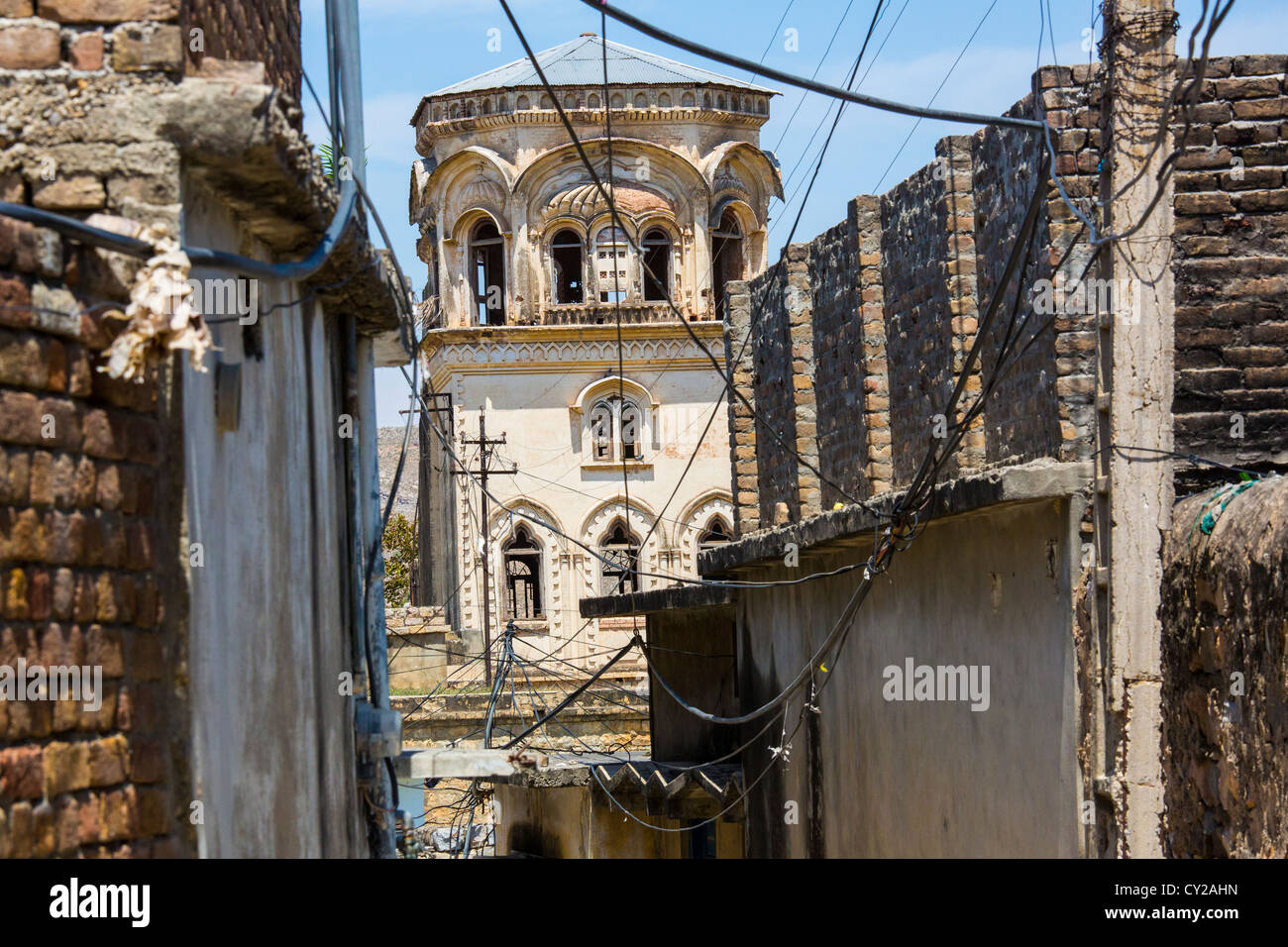 Altes Herrenhaus in Wah, Provinz Punjab, Pakistan Stockfoto