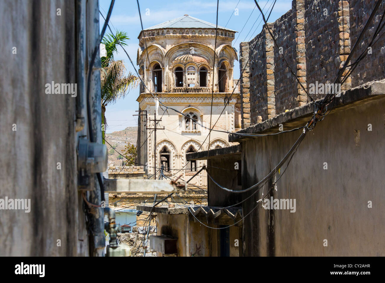 Altes Herrenhaus in Wah, Provinz Punjab, Pakistan Stockfoto