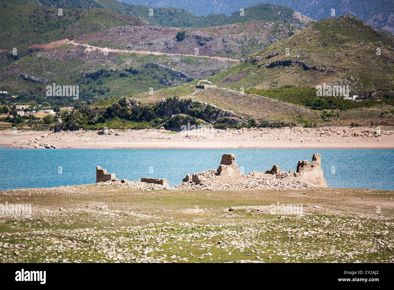 Ruinen eines buddhistischen Klosters in der Nähe von Taxila, Pakistan Stockfoto