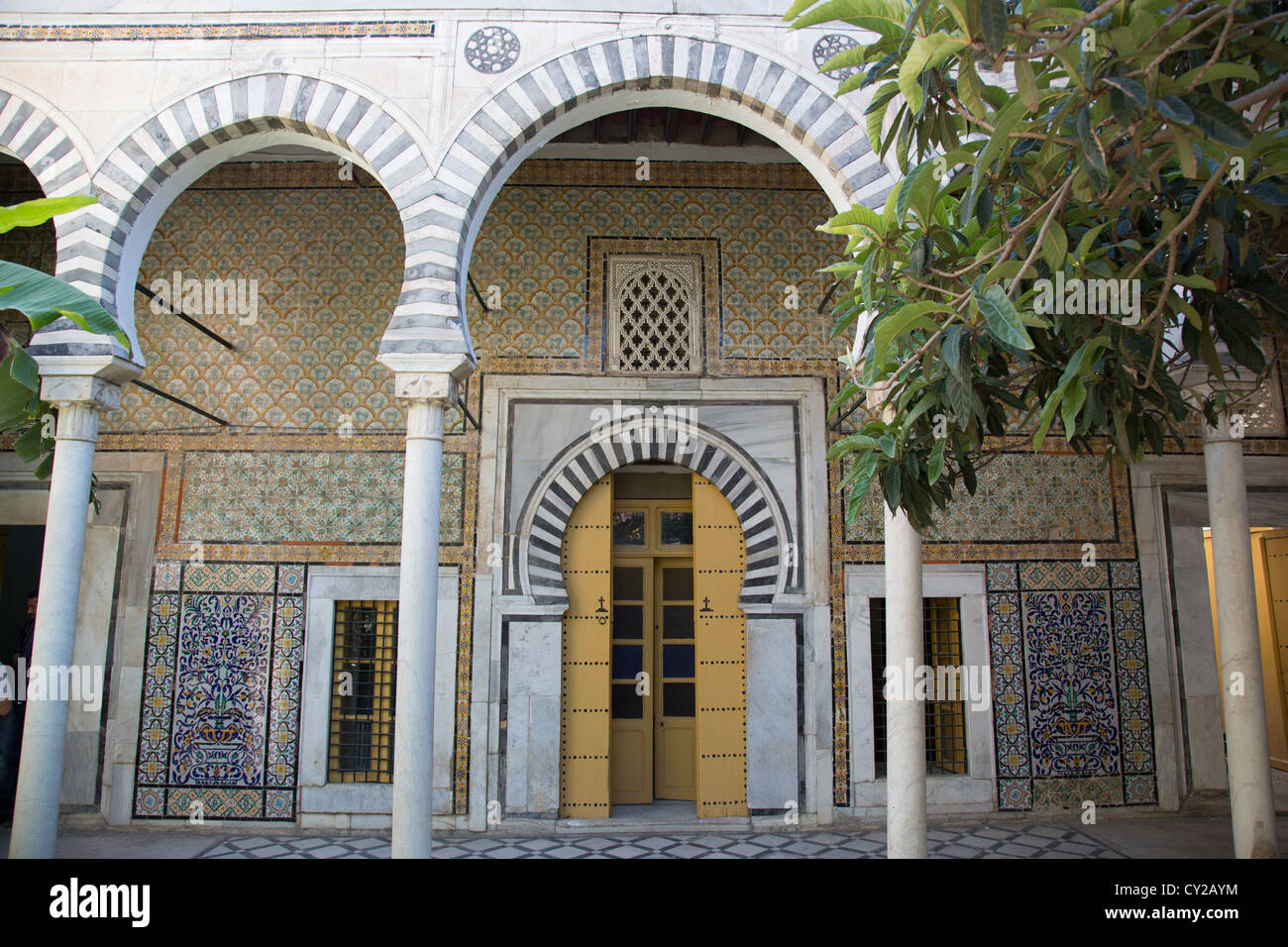 Dar Othman, historischen osmanischen Palast in der Medina, Tunis, Tunesien-Tunis Stockfoto