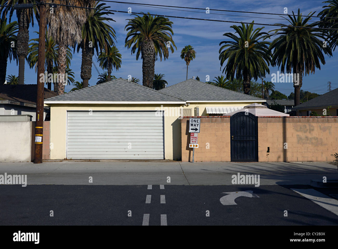 Culver City Street Kalifornien Stockfoto