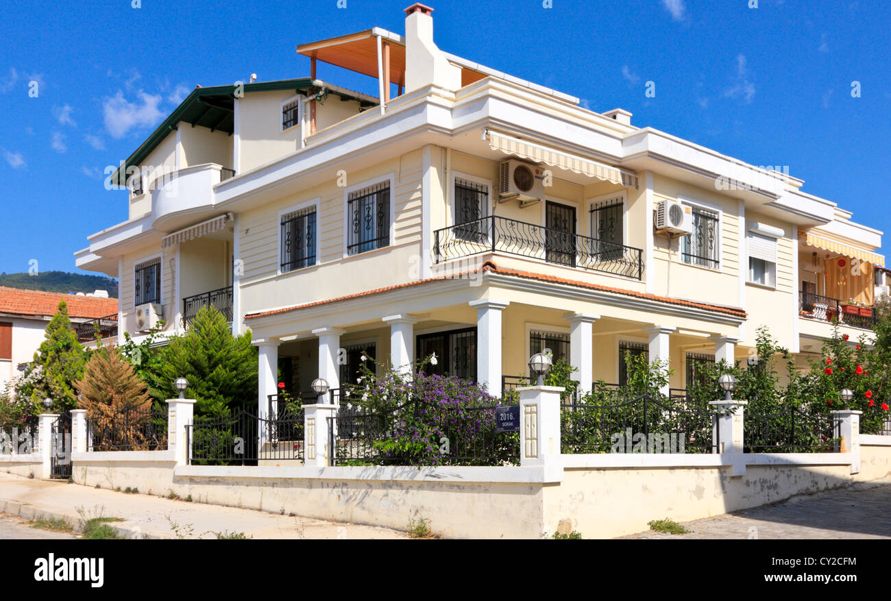 Moderne Villa in Oezdere, Türkei Stockfoto