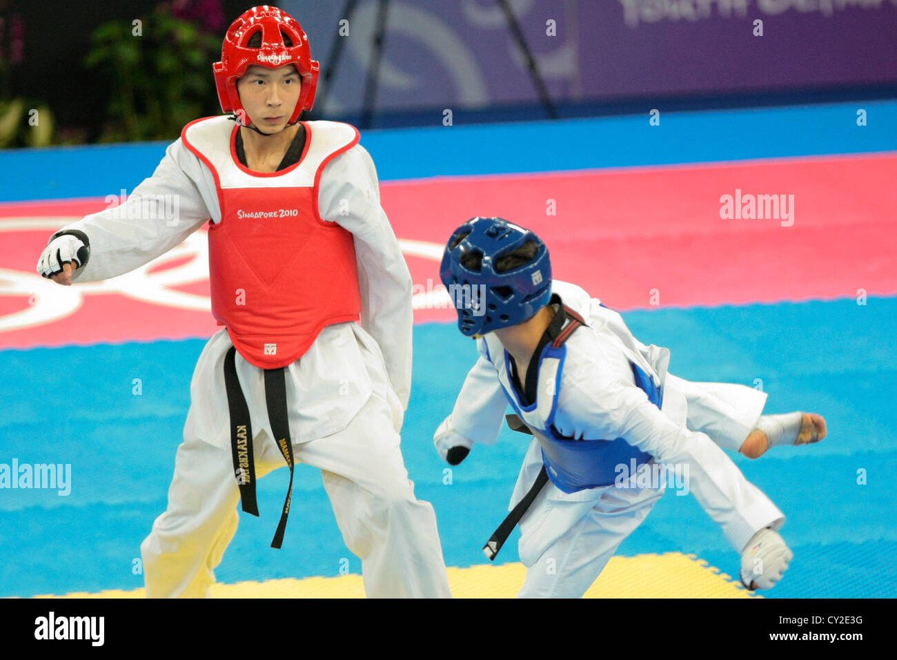 Olympische jugendspiele in singapur Fotos und Bildmaterial in hoher