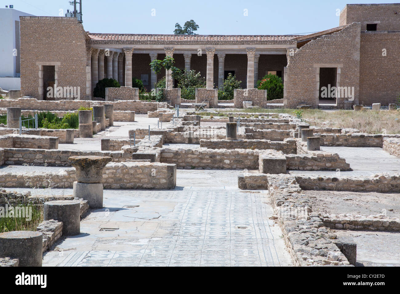 Archäologisches Museum in El Jem Tunesien Stockfoto