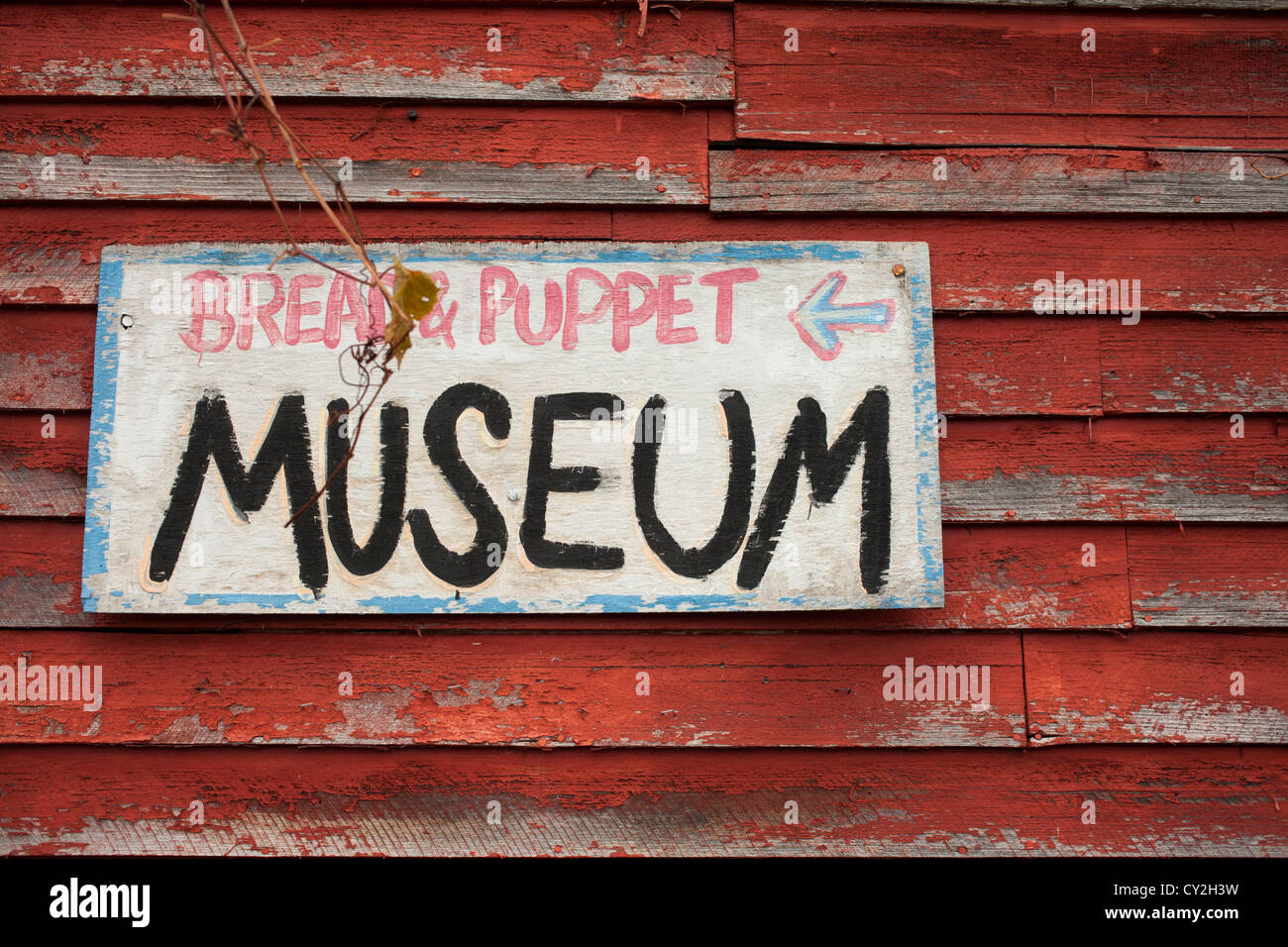 Bread and Puppet Theater, Barton, Vermont, USA Stockfoto