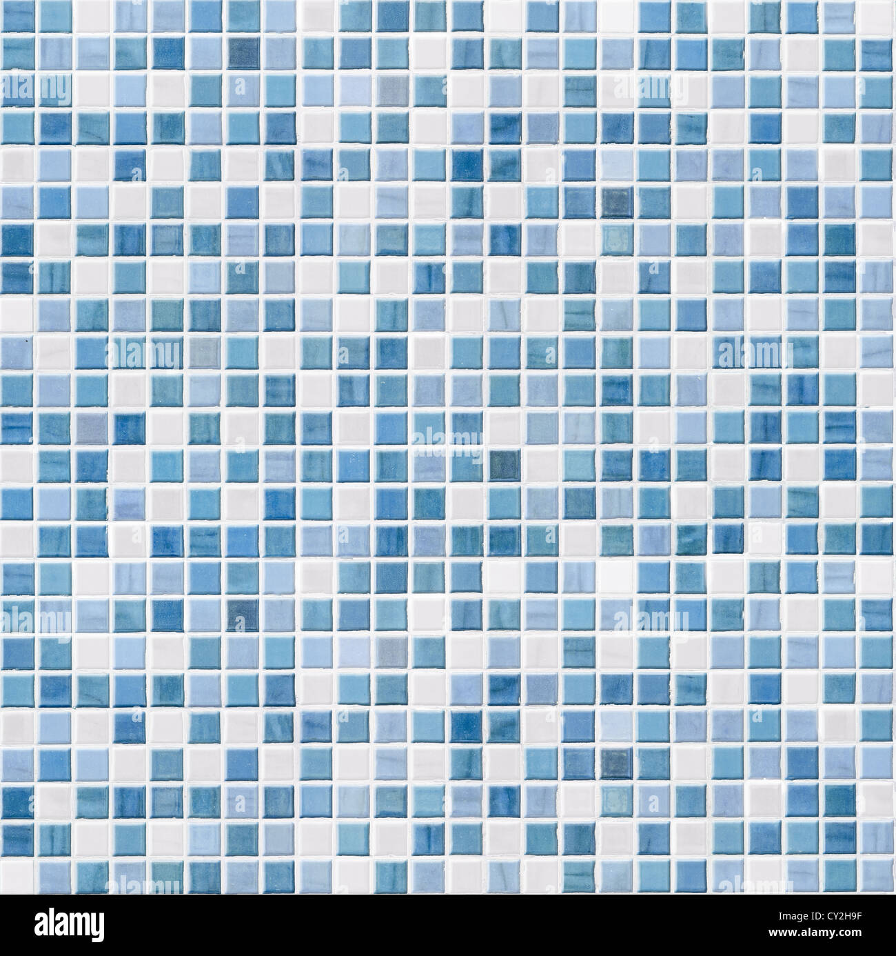 blaue Fliese Wand hochauflösende Echtphoto Stockfoto