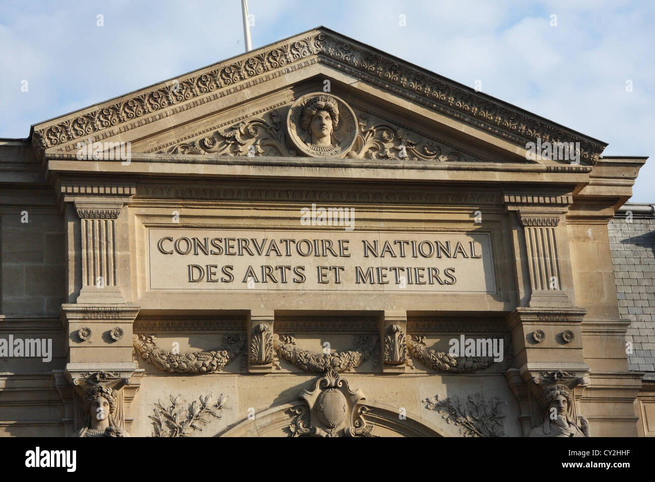 Das Cnam in Paris Stockfoto